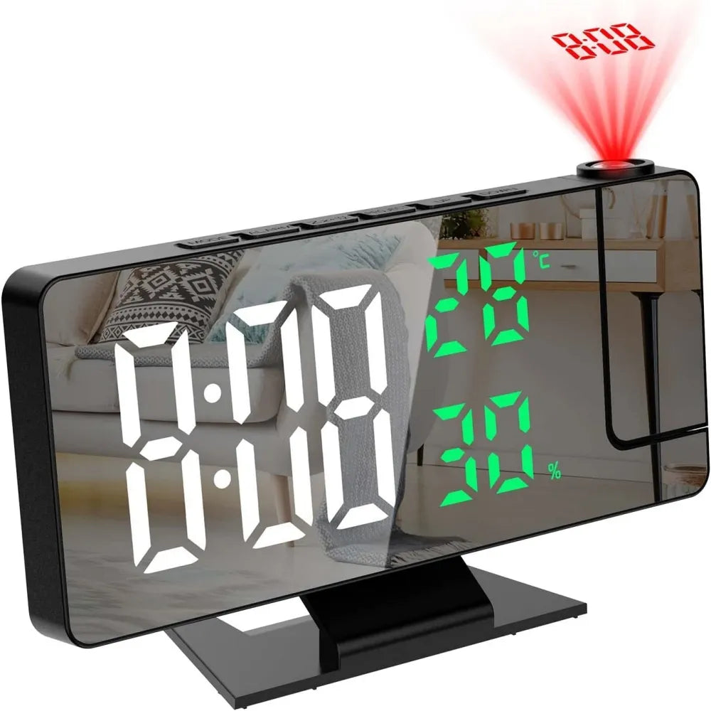 Yazijico™  Arm Projection Digital Alarm Clock Temperature - Yazijico™