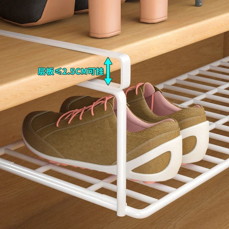 Yazijico™ Hanging Net Basket Iron Kitchen Tools Wall Shelf - Yazijico™