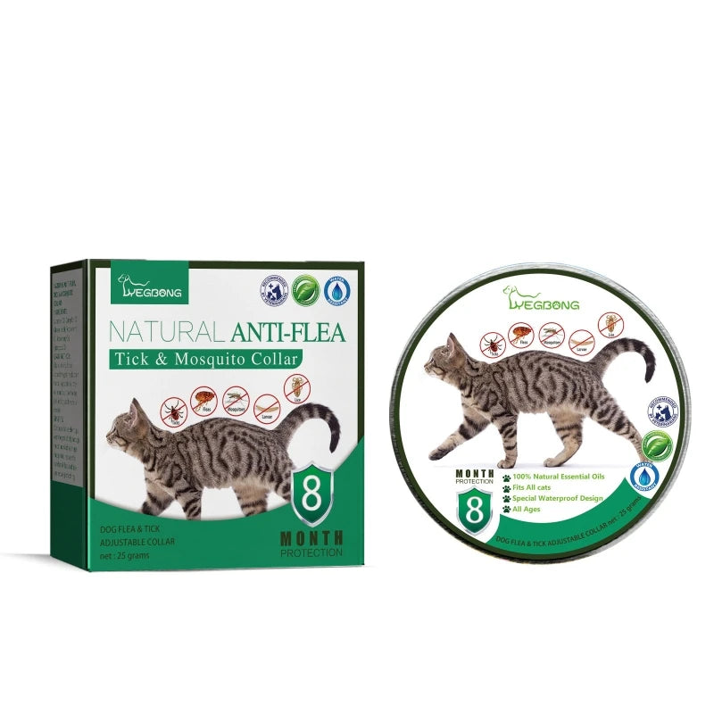 Pet Fleas and Ticks Remover Collar Adjustable Mosquitoes Collar | Yazijico™