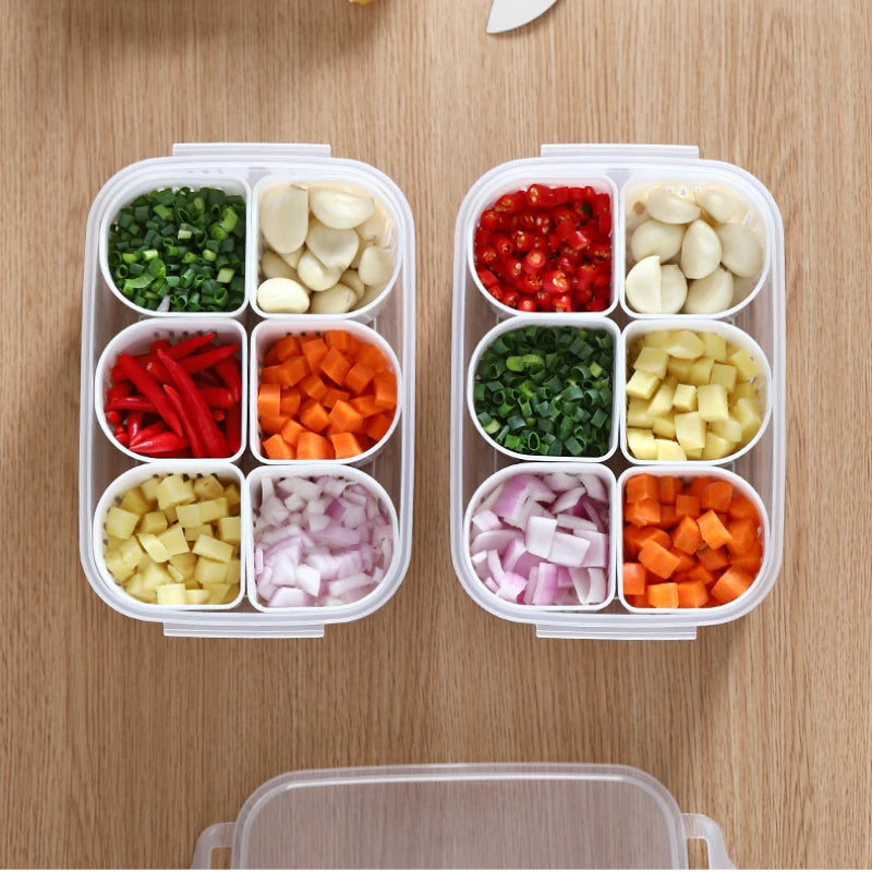 Yazijico™ Refrigerator Food Drain Fresh-keeping Box Ginger - Yazijico™