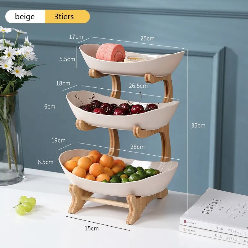 Table Plates Dinnerware Kitchen Fruit Bowl | Yazijico™