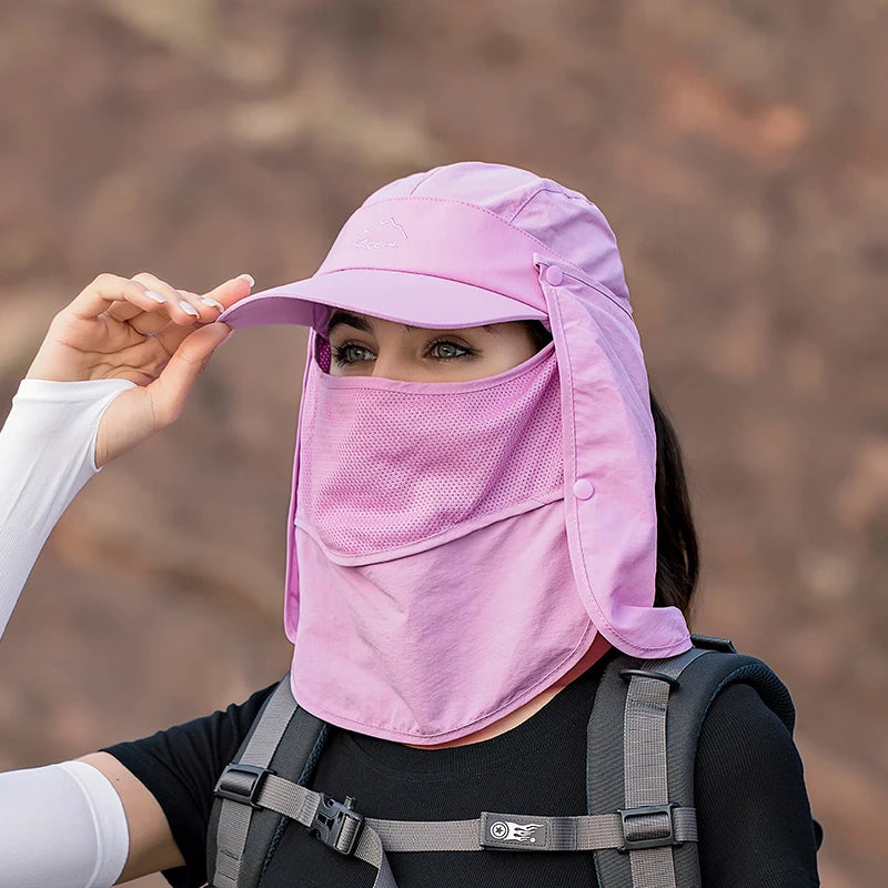 Yazijico™ Summer Protective Baseball Hat Men Removable - Yazijico™