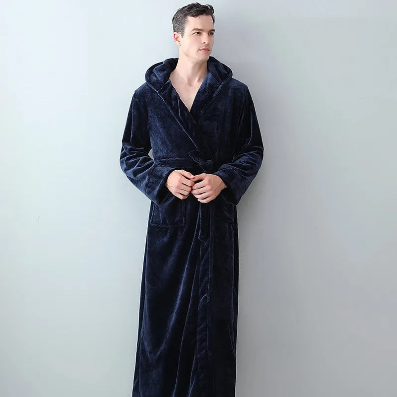 Bathrobe Flannel Dressing Gown Couple  | Yazijico™