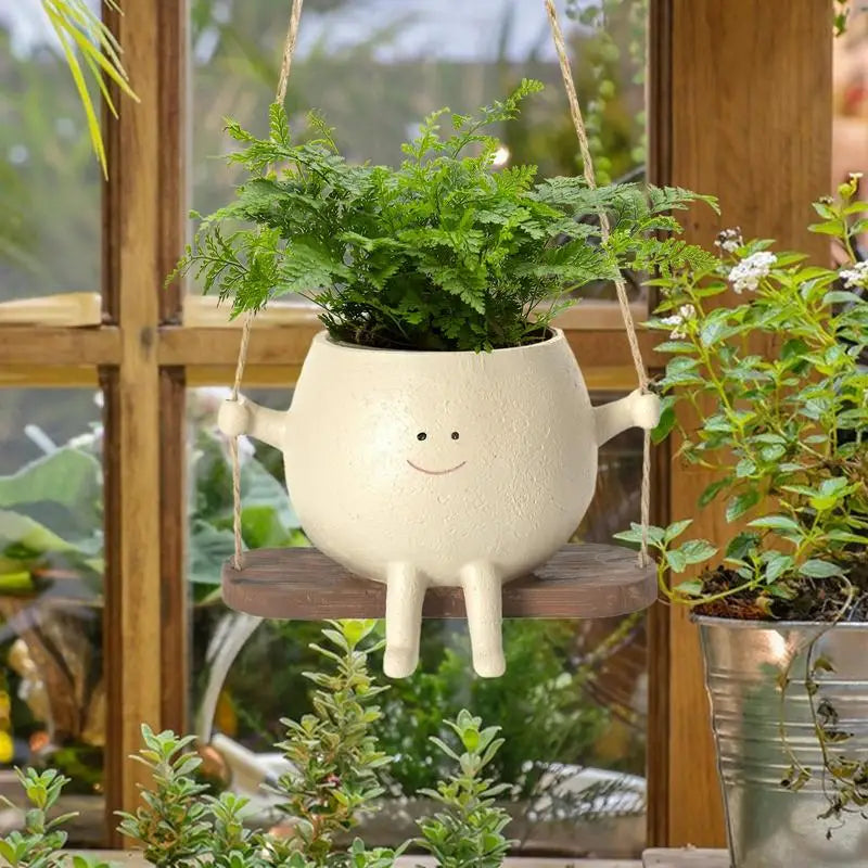 Plant Hanger Baskets Lovely Swing Face| Yazijico™
