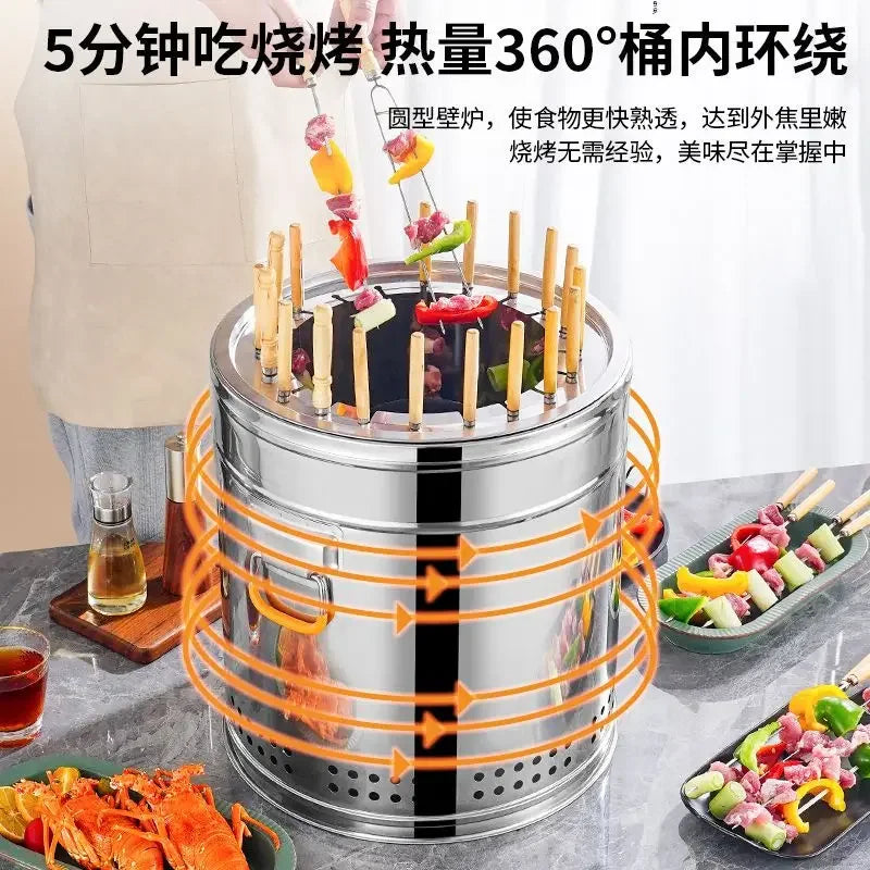 Yazijico™ BBQ stove hanging stove household charcoal - Yazijico™