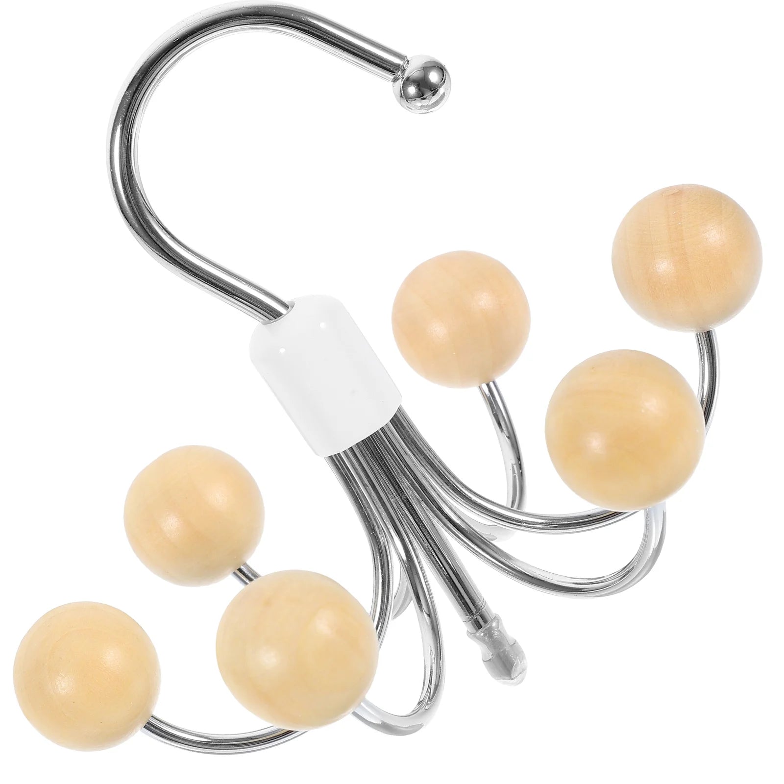 Yazijico™ Tie Rack Creative Wooden Ball Six-claw - Yazijico™