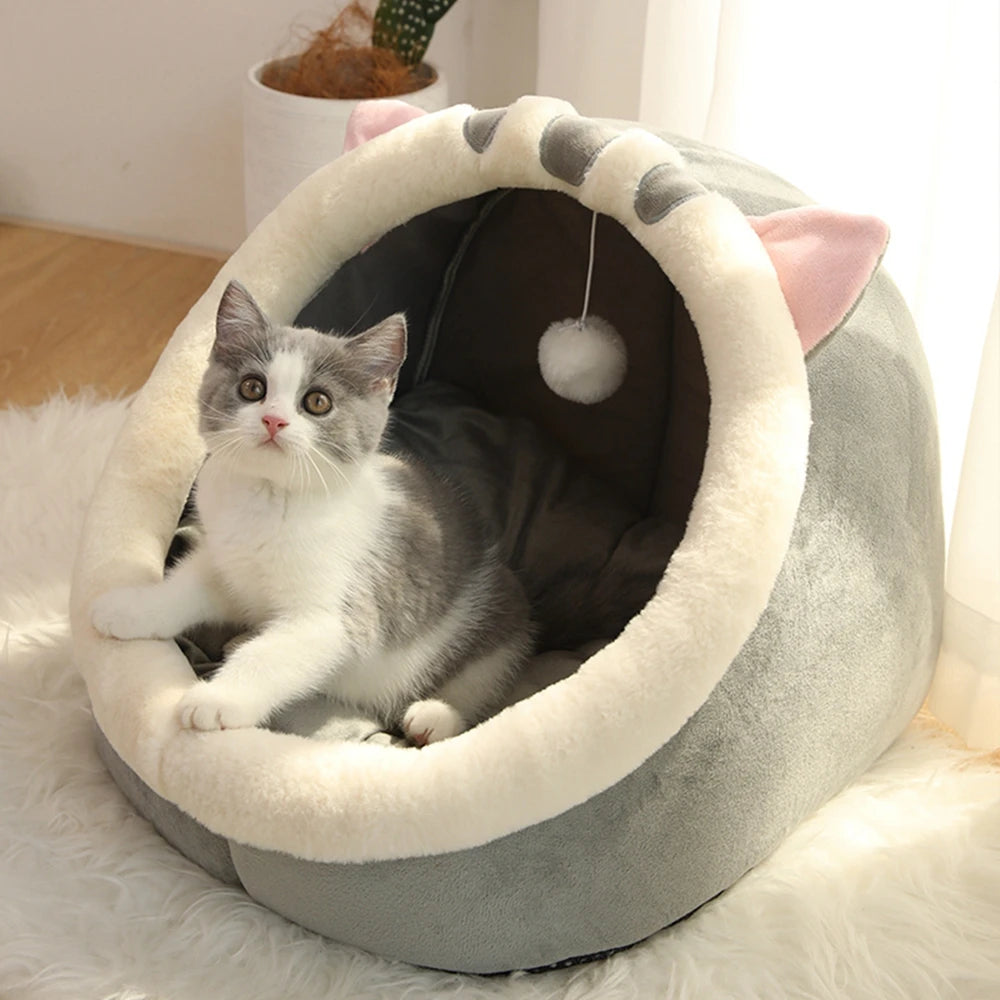 Cat Bed House Kennel Nest Round Pets Sleeping  | Yazijico™