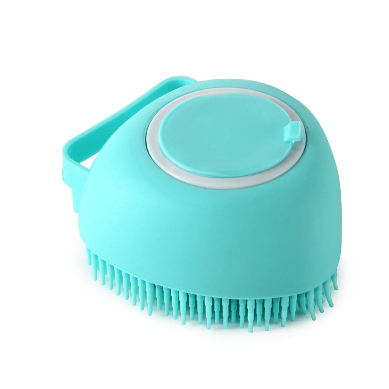Silicone Dog Cat Shower Brush Pet Shampoo Dispenser| Yazijico™