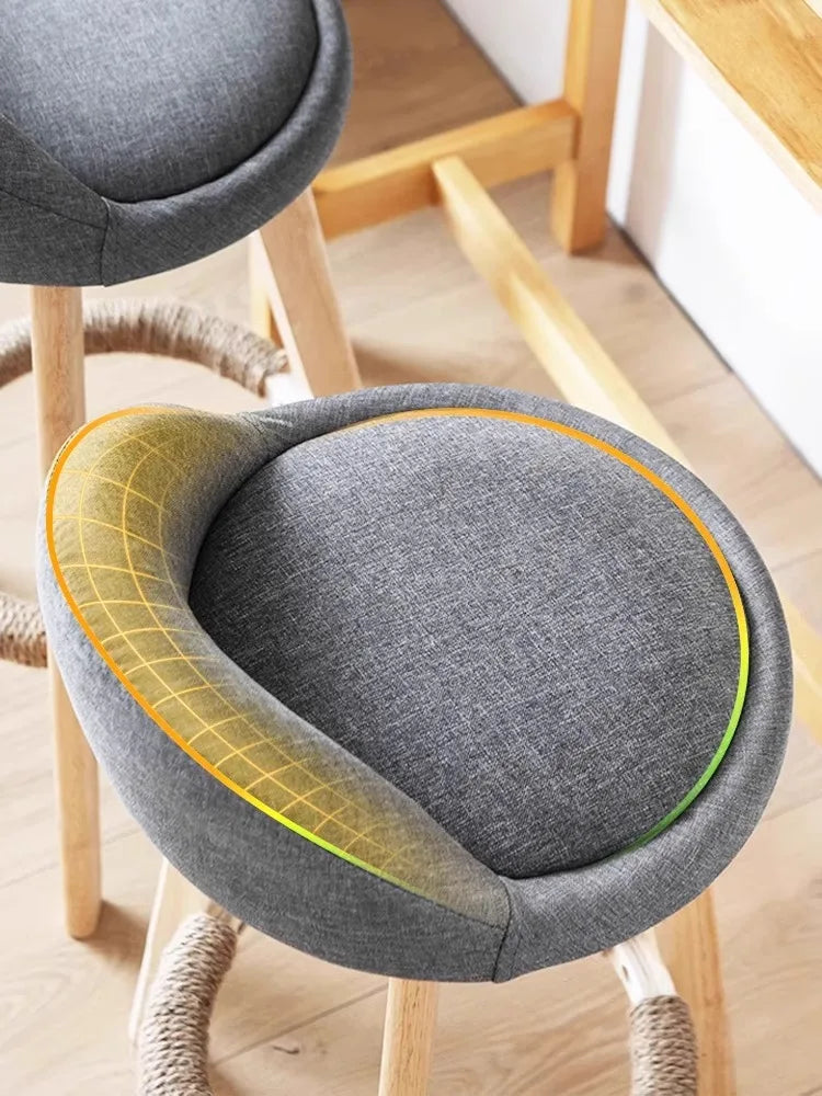 Yazijico™ Bar chair home high stool bar high chair cashier - Yazijico™