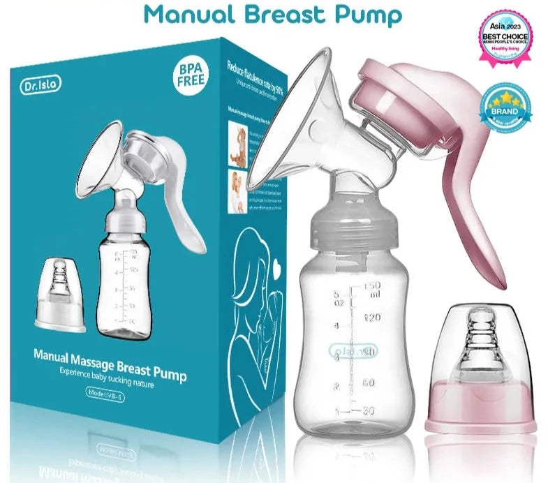 Yazijico™  Breast Pump Baby Nipple Manual Suction Milk - Yazijico™