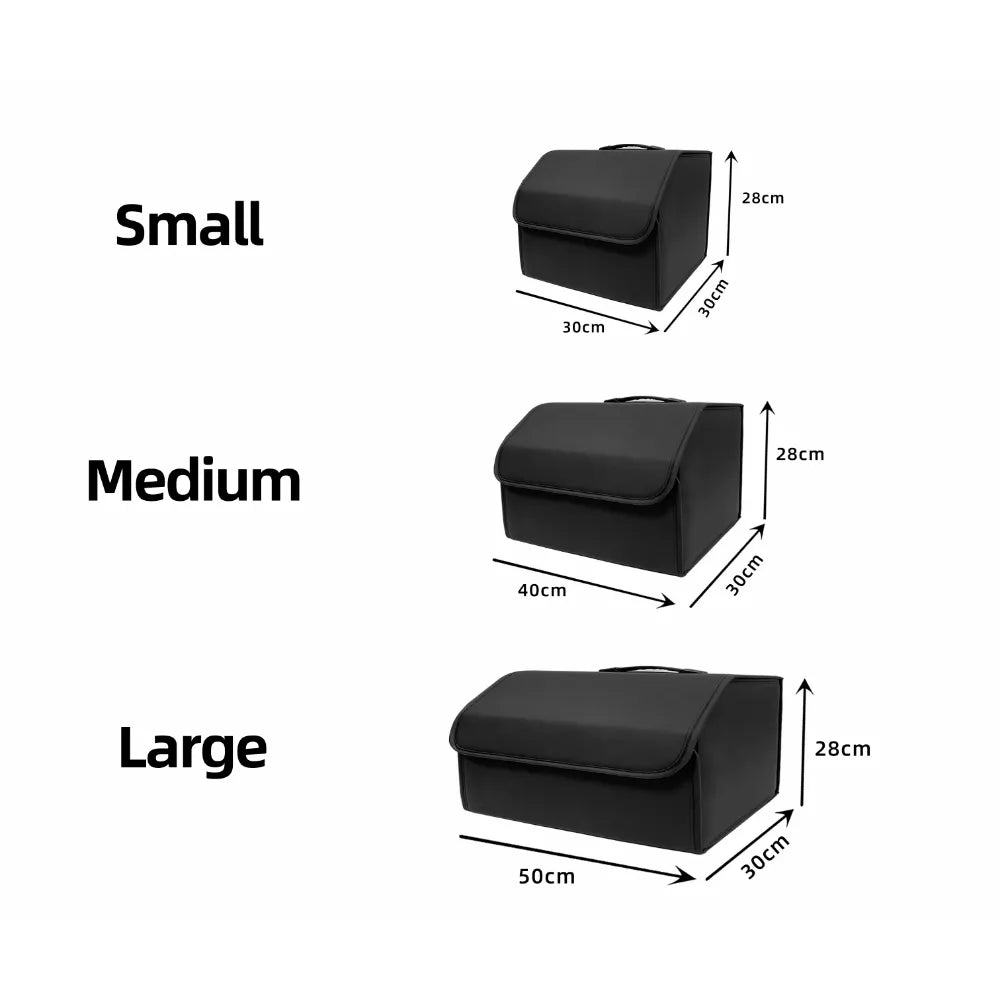 Yazijico™ Car Storage Box Large Capacity Auto Trunk Organizer Boxes Leather - Yazijico™
