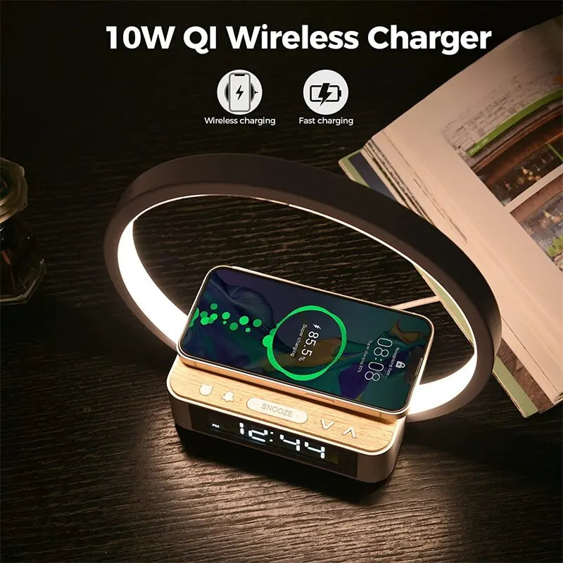 Yazijico™  Wireless Charging Bedside Lamp Touch - Yazijico™