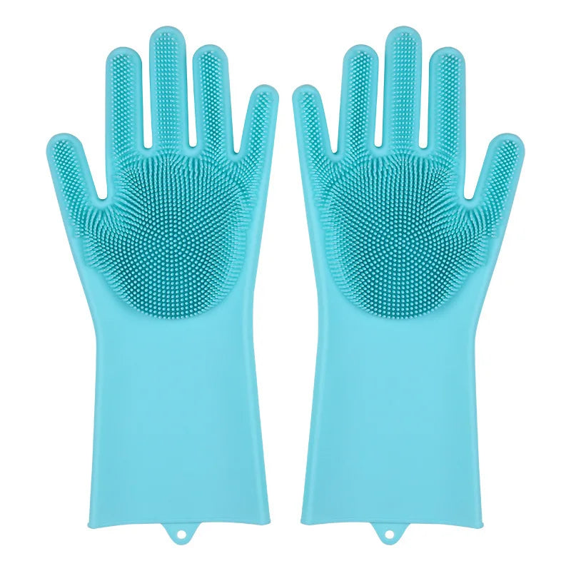 Silicone Dish Washing Gloves For Kitchen