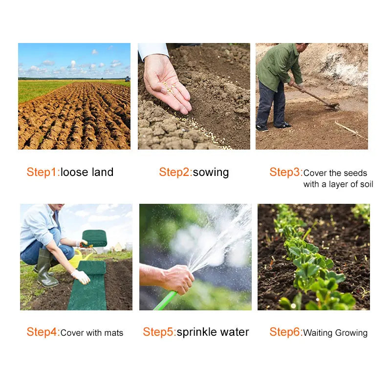 Plant Seeds Grass Seed Growth Mat Home Garden