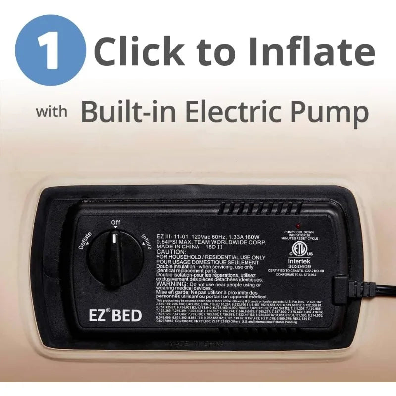 Yazijico™  Simpli Comfy EZ Bed Twin Self-Inflating - Yazijico™