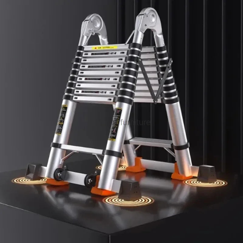 Yazijico™ Alloy Telescopic Step Ladder Multi-functional - Yazijico™