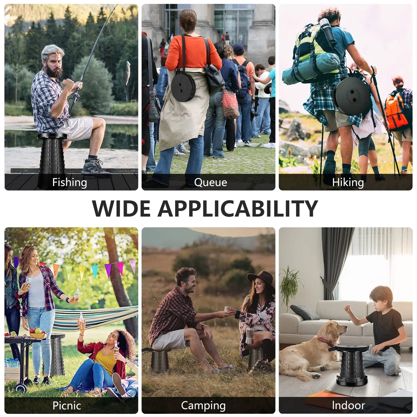 Yazijico™ Portable Collapsible Telescopic Stool - Yazijico™