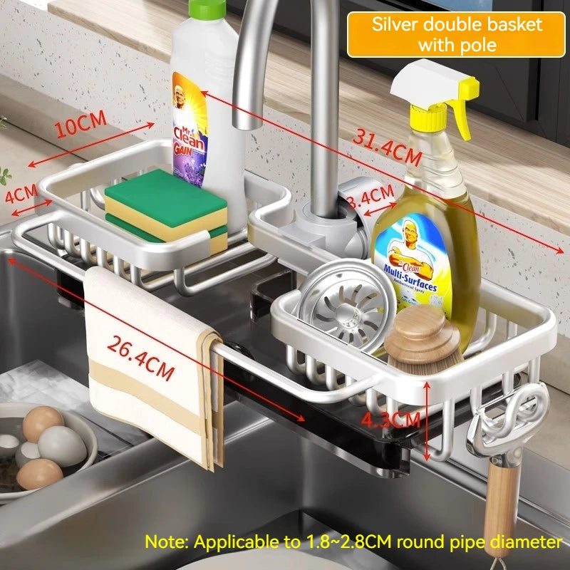 Faucet Rack Perforation-Free Sink Rag | Yazijico™
