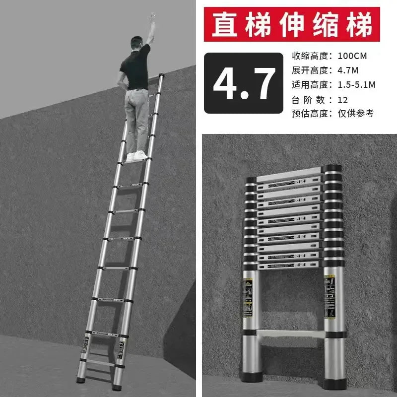 Alloy Telescopic Step Ladder Multi-functional | Yazijico™