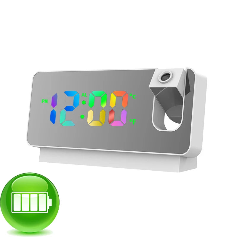 Projection Alarm Clock for Bedroom | Yazijico™