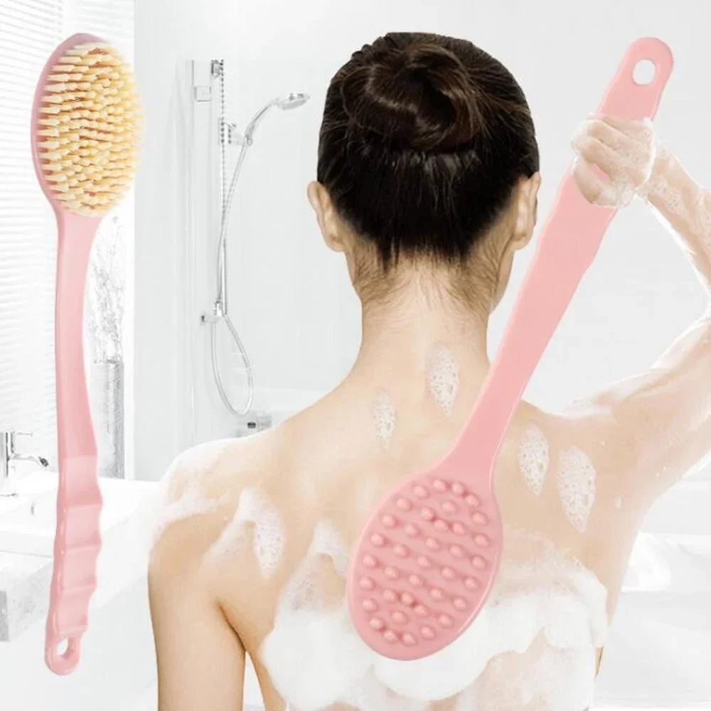 Body Scrubber Shower Exfoliating Long Handle  | Yazijico™