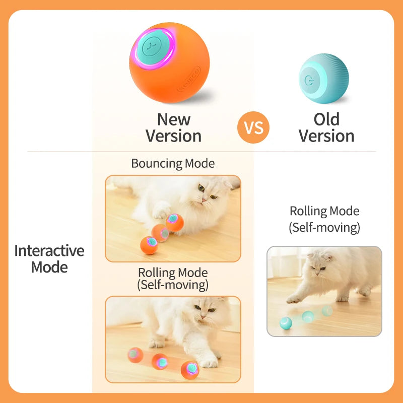 Yazijico™  Cat Toys Smart Interactive Cat Bouncing Ball - Yazijico™