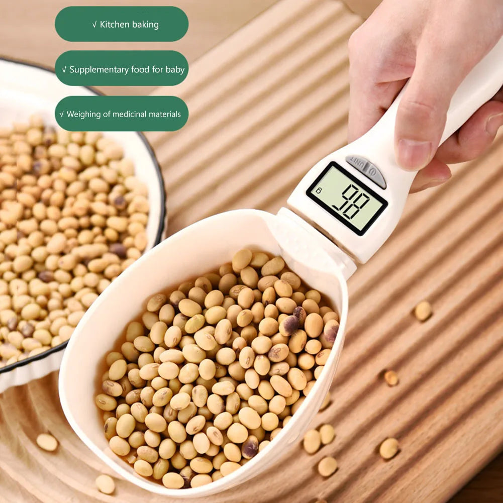 Pet Supplies Display Cat Feeding Bowl Measuring Spoon Pet Food Scale Weighing Spoon Pet Supplies