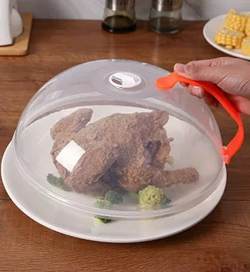 Professional microwave food high-temperature splash-proof cover, heat-resistant fresh-keeping cover for microwave heating cover