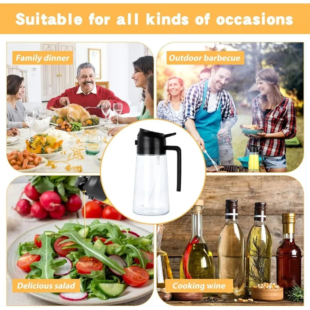 Oil Sprayer Glass Bottle Anti-leakage | Yazijico™