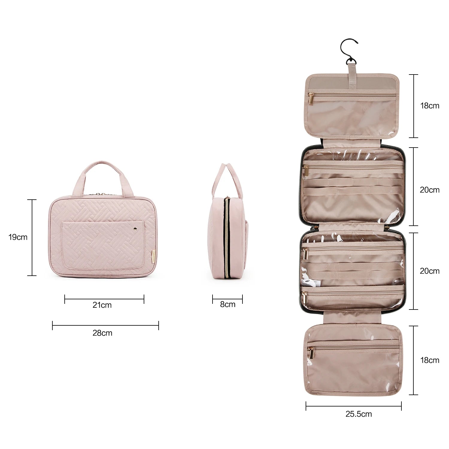 Travel Organizer Hanging Toiletry Bag  | Yazijico™
