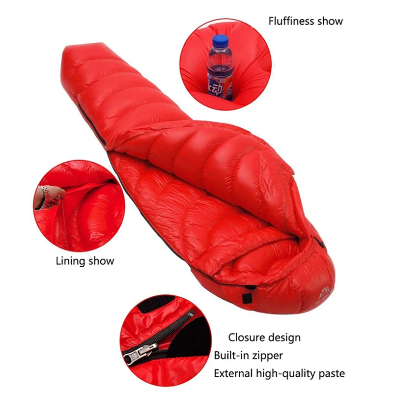 Low Temperature Thermal White Duck Down Fall and Winter