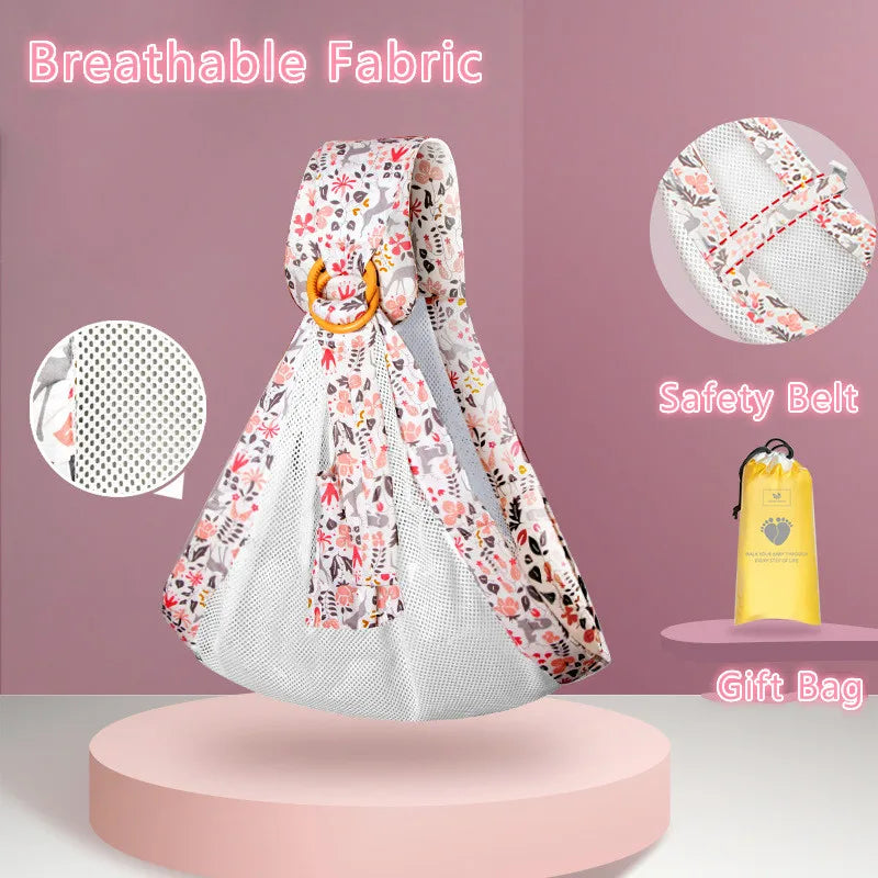 Cotton Wrap Sling Baby Carries Newborn Safety Ring  | Yazijico™