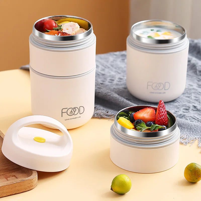 Yazijico™ 2 Layers Stainless Steel Vacuum Thermal Lunch - Yazijico™