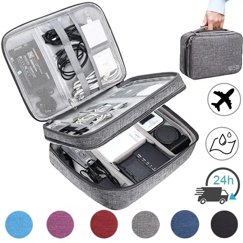 Yazijico™  Cable Storage Bag Travel Organizer - Yazijico™