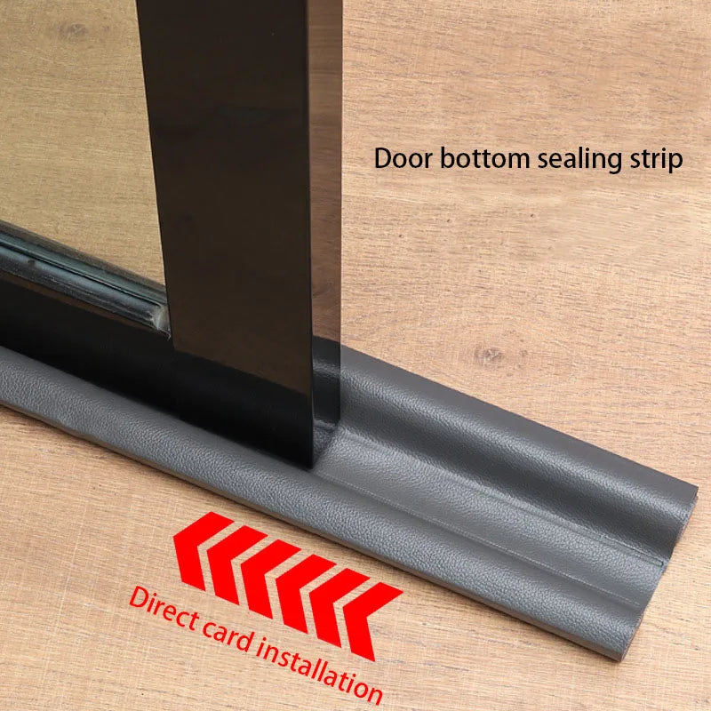 Flexible Door bottom sealing strip burlete puerta | Yazijico™