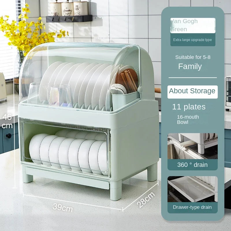 Tableware Storage Box Put Dishes Rack | Yazijico™