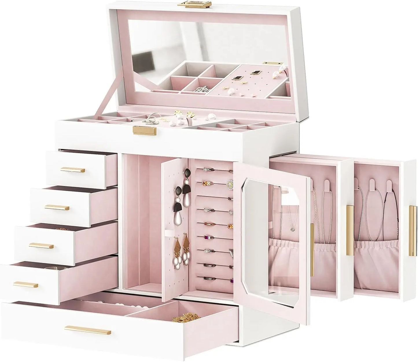 Jewelry Box with Glass Cover | Yazijico™