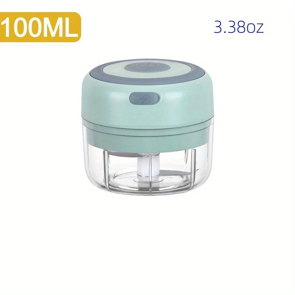 Mini Garlic Chopper - Powerful Meat Grinder And Vegetable Crusher For Quick And Easy Food Prep