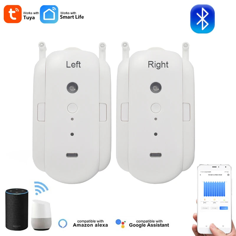 Smart Automatic Curtain Opener Tuya WIFI Bluetooth | Yazijico™