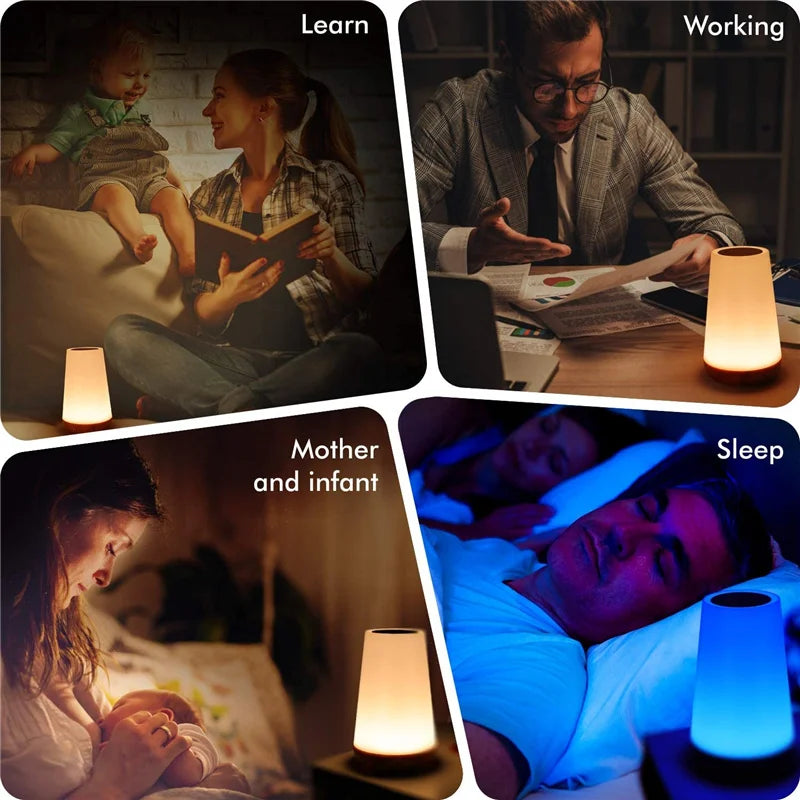 Yazijico™ 13 Color Changing Night Light RGB Remote Control Touch - Yazijico™