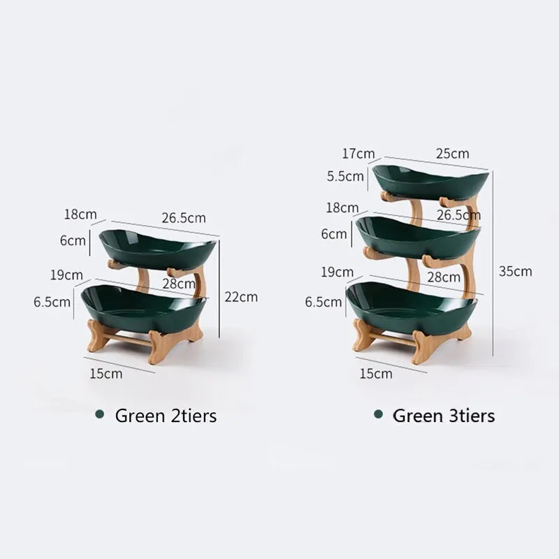 Table Plates Dinnerware Kitchen Fruit Bowl | Yazijico™