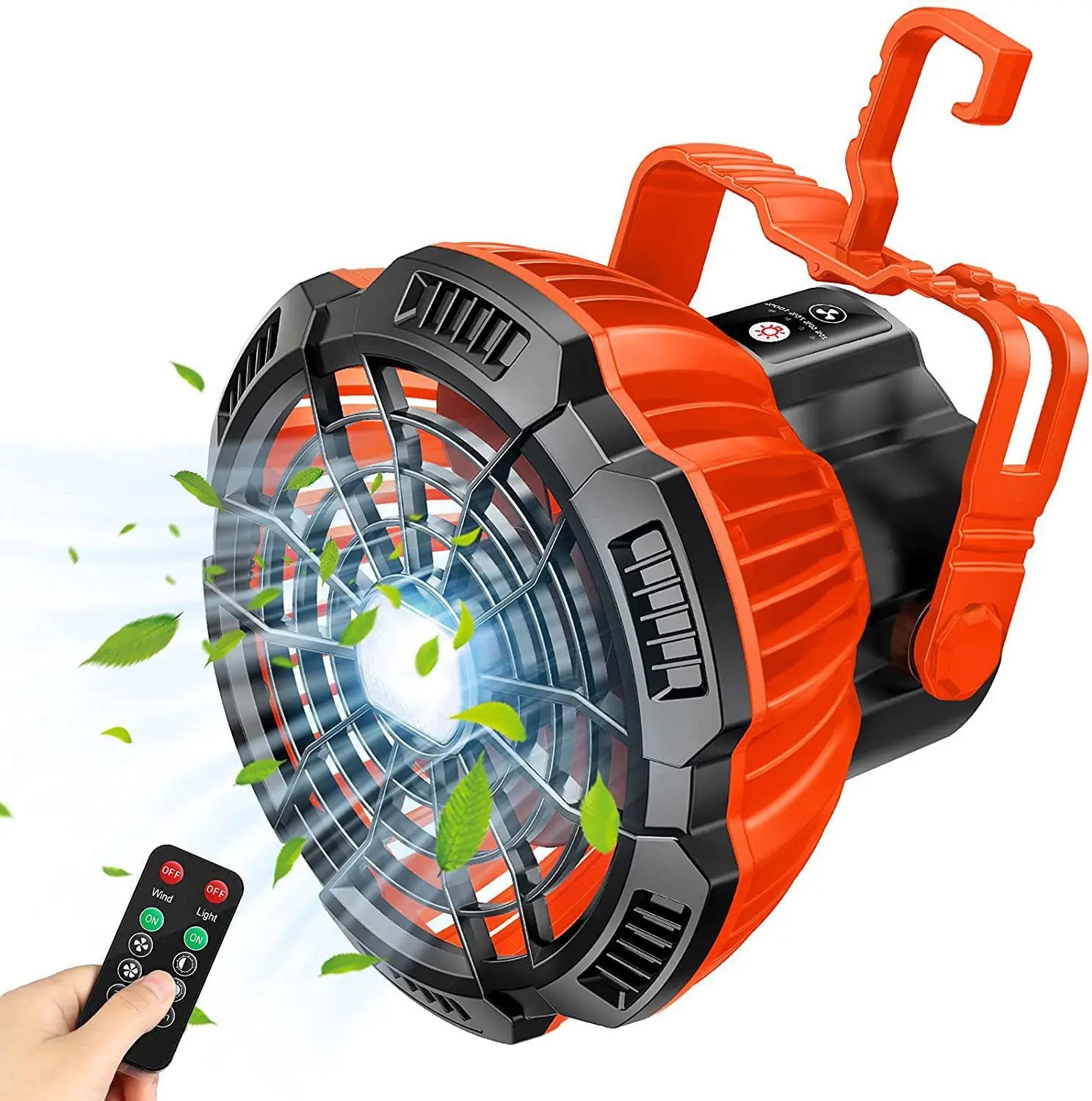 Camping Fan Light with Remote Control | Yazijico™