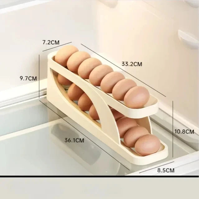 Refrigerator Egg Storage Box Rolling | Yazijico™