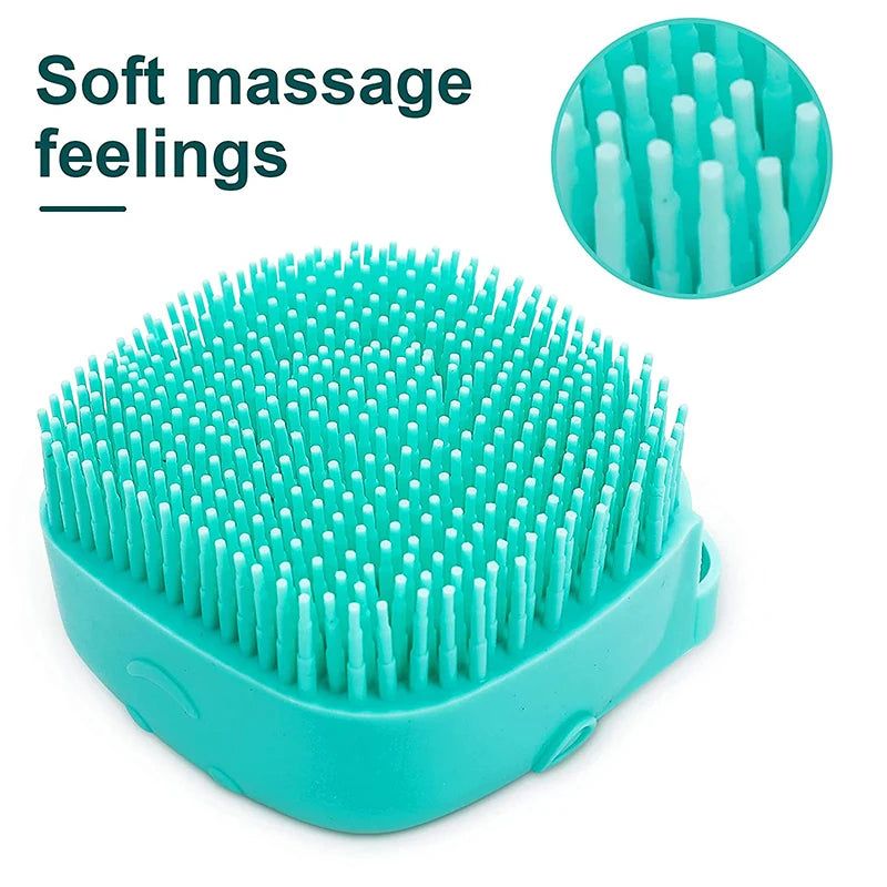 Silicone Dog Cat Shower Brush Pet Shampoo Dispenser| Yazijico™
