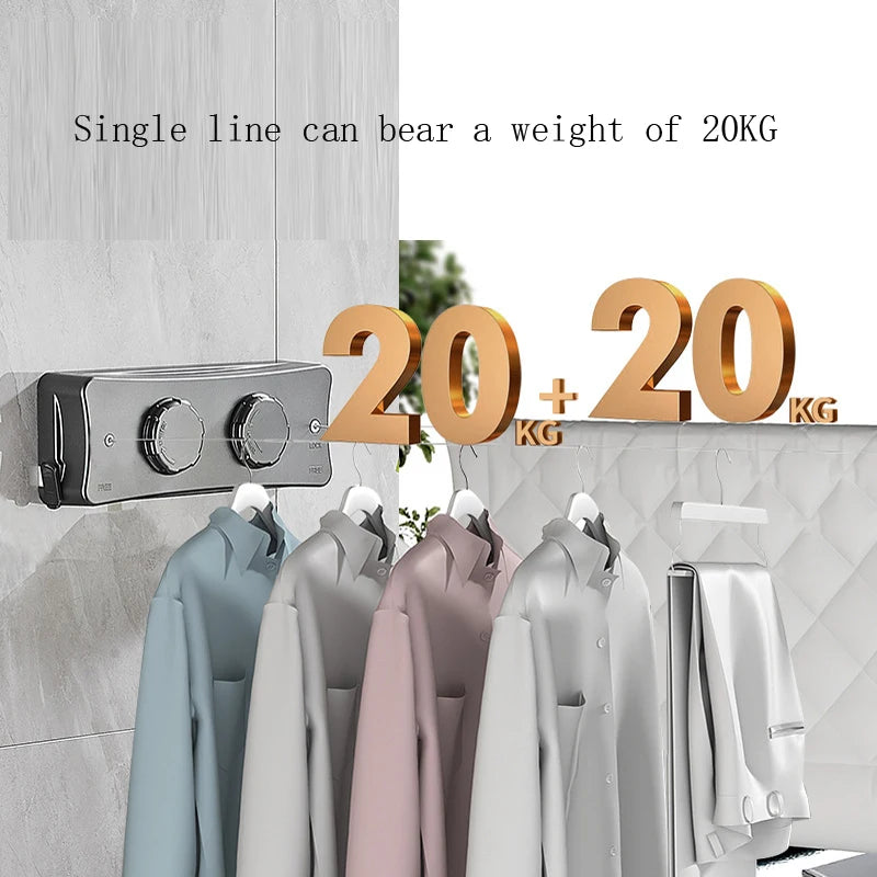 Yazijico™ Stainless Steel Retractable Clothesline - Yazijico™