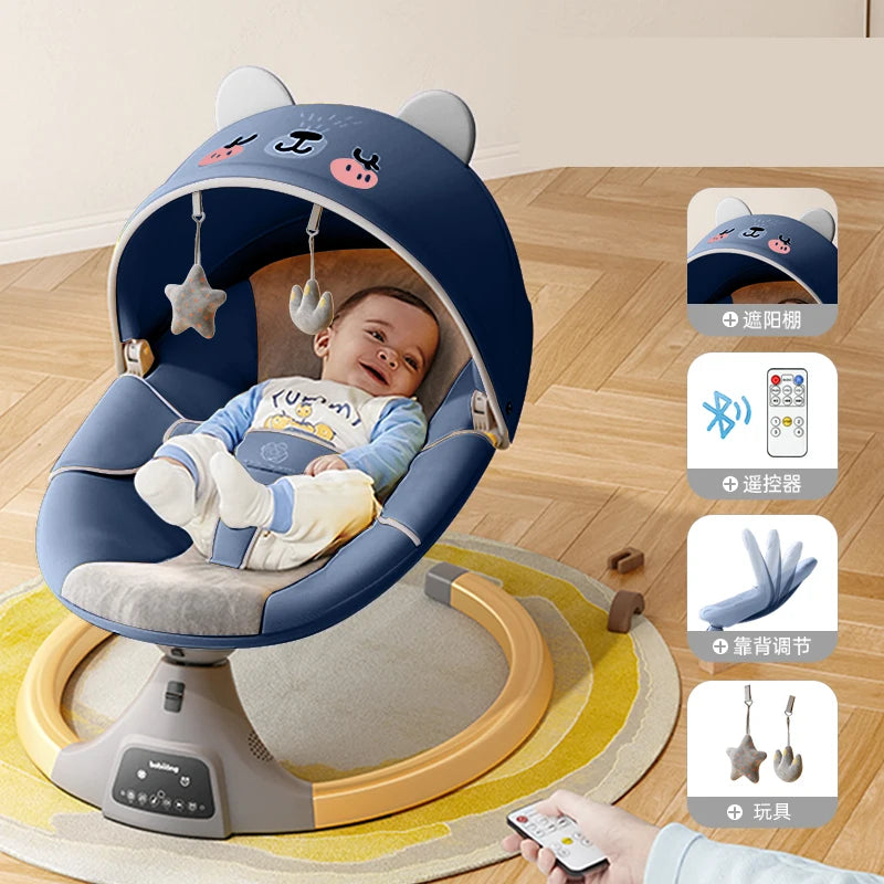 Newborn Baby Electric Rocking Chair Baby Sleeping | Yazijico™