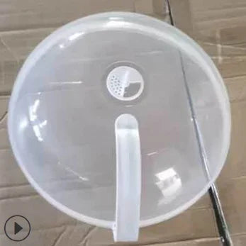 Professional microwave food high-temperature splash-proof cover, heat-resistant fresh-keeping cover for microwave heating cover
