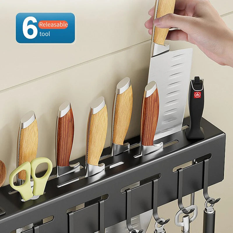 Stainless Steel Kitchen Storage Rack Wall-mounted | Yazijico™