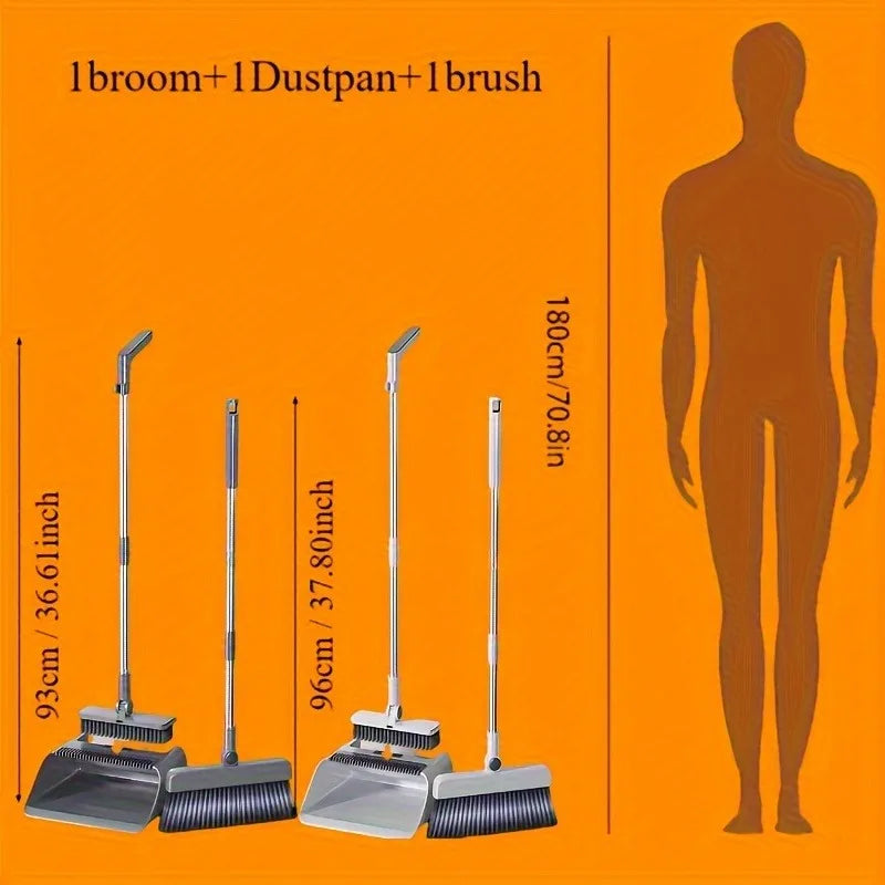 Yazijico™ Thickened Broom Dustpan Floor Brush - Yazijico™