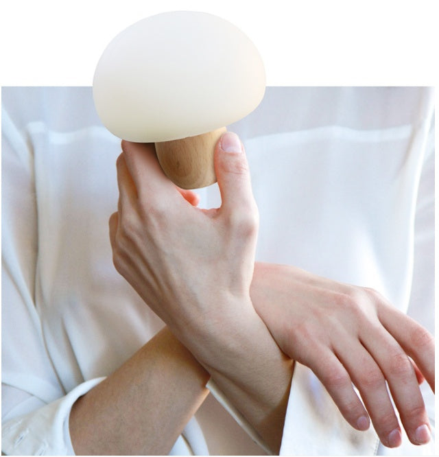 Silicone Night Lamp Brightness Adjustable Mushroom